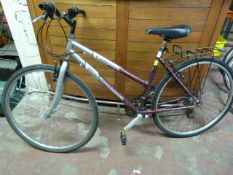 Lady's Concept Mountain Bike - Red & Silver