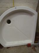 Image White Corner Shower Tray
