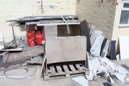 Assorted Tile Edging & Part Slabs of Granite & Marble