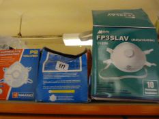 3 Boxes of Adjustable Dust Masks