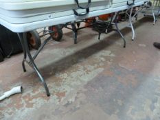 2 New Storm Light Weight Folding Banqueting Tables