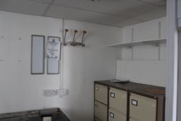 4 Drawer Foolscap Filing Cabinet - Coffee & Cream