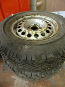 Pair of Avon Radial Tyres 185S/R14