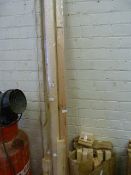 Softwood Bannister Rail with Newal Post & Spindles