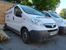 Vauxhall Vivaro CDTi Registration Number FY14 HSJ Mileage: 23468