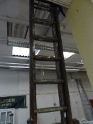 Wooden Extending Ladder