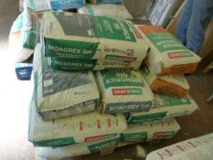 17 Bags of Monorex Plaster