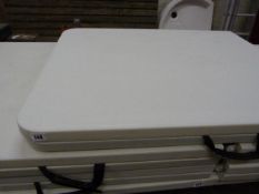 2 New Storm Light Weight Folding Banqueting Tables