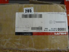 Box Containing 10,000 Hilti 3.5 x 35 Black Self Drilling Screws