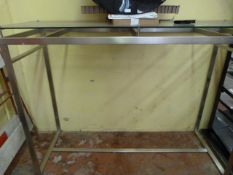 Plate Glass & Stainless Steel Garment Rail