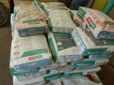 Pallet Containing Quantity of Plaster