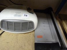 Delonghi Electric Heater & Paper Trimmer