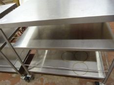 3 Tier Stainless Steel Catering Trolley