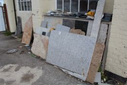 Quantity of Marble & Granite Slabs