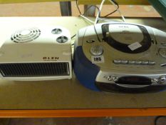 Electric Heater & Alba Stereo