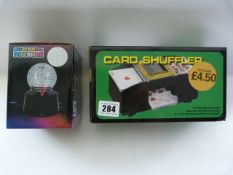 *Card Shuffler and Disco Ball