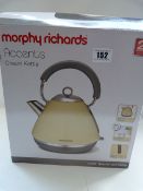 *Morphy Richards Cream Kettle