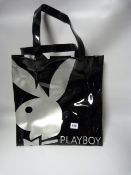 Faux Paint and Leather Playboy Bag
