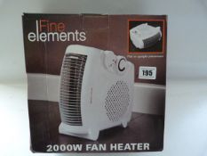 *Fine Elements 2000 Watt Electric Fan Heater