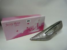 Pair of Ladies Jessy Ross Shoes Silver - Size 39