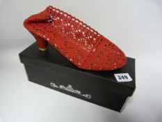 Pair of Rojo Ladies Shoes Red - Size 37