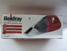 *Beldray 12 Volt Wet and Dry Vacuum
