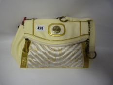 Cream and Gold Playboy Handbag