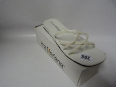Pair of Ana Mariana Ladies White Sandals - Size 37