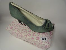 Pair of Claudia Ladies Denim Shoes with Heels - Size 37