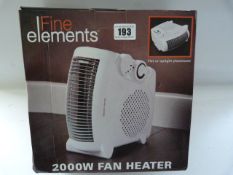 *Fine Elements 2000 Watt Electric Fan Heater