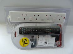 *All in One Remote Control and a Four Socket Extension Lead