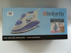 *Brabantia 2400 Watt Steam Iron - White