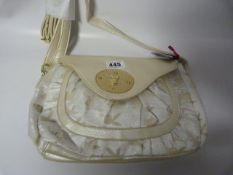 Cream and Gold Playboy Shoulder Bag