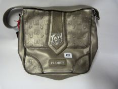 Silver Playboy Shoulder Bag