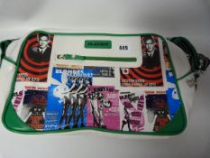 Green and White Playboy Satchel Style Handbag
