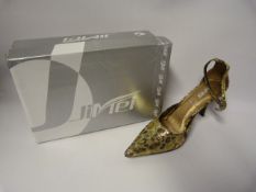 Pair of Faux Leopard Skin Stilettos - Size 39