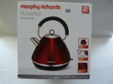 *Morphy Richards Accents Red Kettle