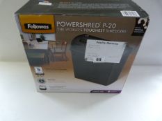 *Fellowes Powershred P20 Paper Shredder