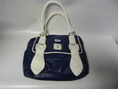 Blue and White Playboy Handbag