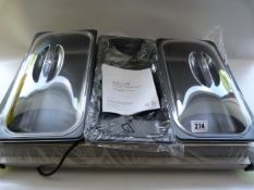 *Giles & Posner Large 3 Pan Buffet Server