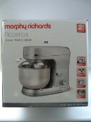 *Morphy Richards Accents Silver Stand Mixer