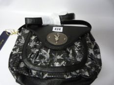 Black and Grey Playboy Shoulder Bag