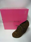 Pair of Shoe Dazzle Leopard Skin Ankle Boots - Size 8
