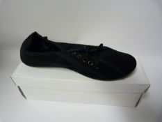 Pair of Blue Lace Up Corduroy Shoes - Size 37