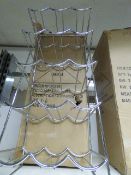 15 Bottle Chrome Wine Rack