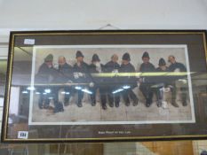 Framed Print Entitled 9 Parts of The Law