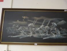 Framed Picture of a Horse