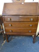 Art Deco Mahogany Fall Front Bureau