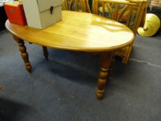 Oval Pine Kitchen Table