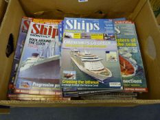 Box Containing a Large Quantity of Sea Breezes Magazines